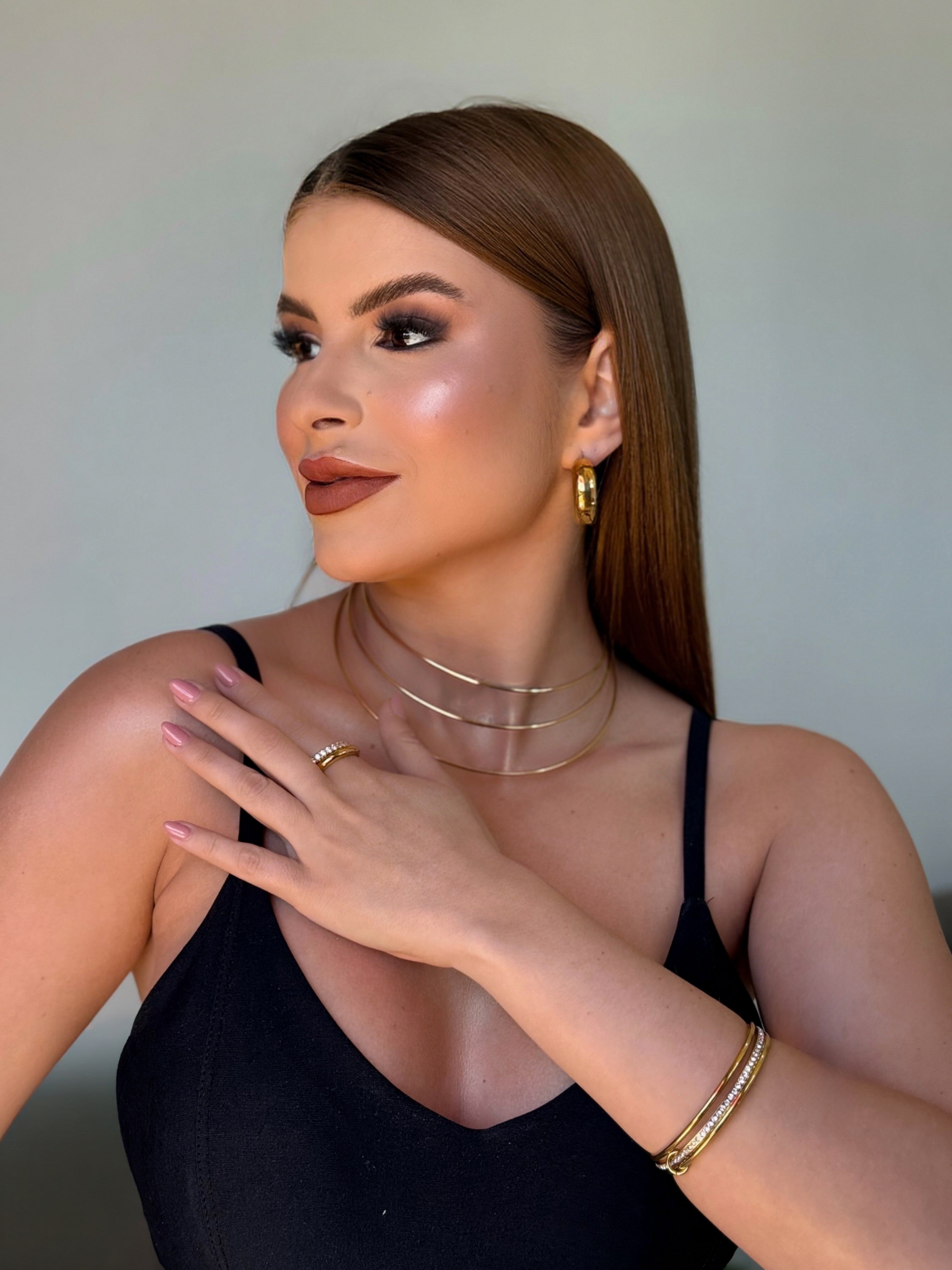 Anel Cytherra - Banhado a Ouro 18K