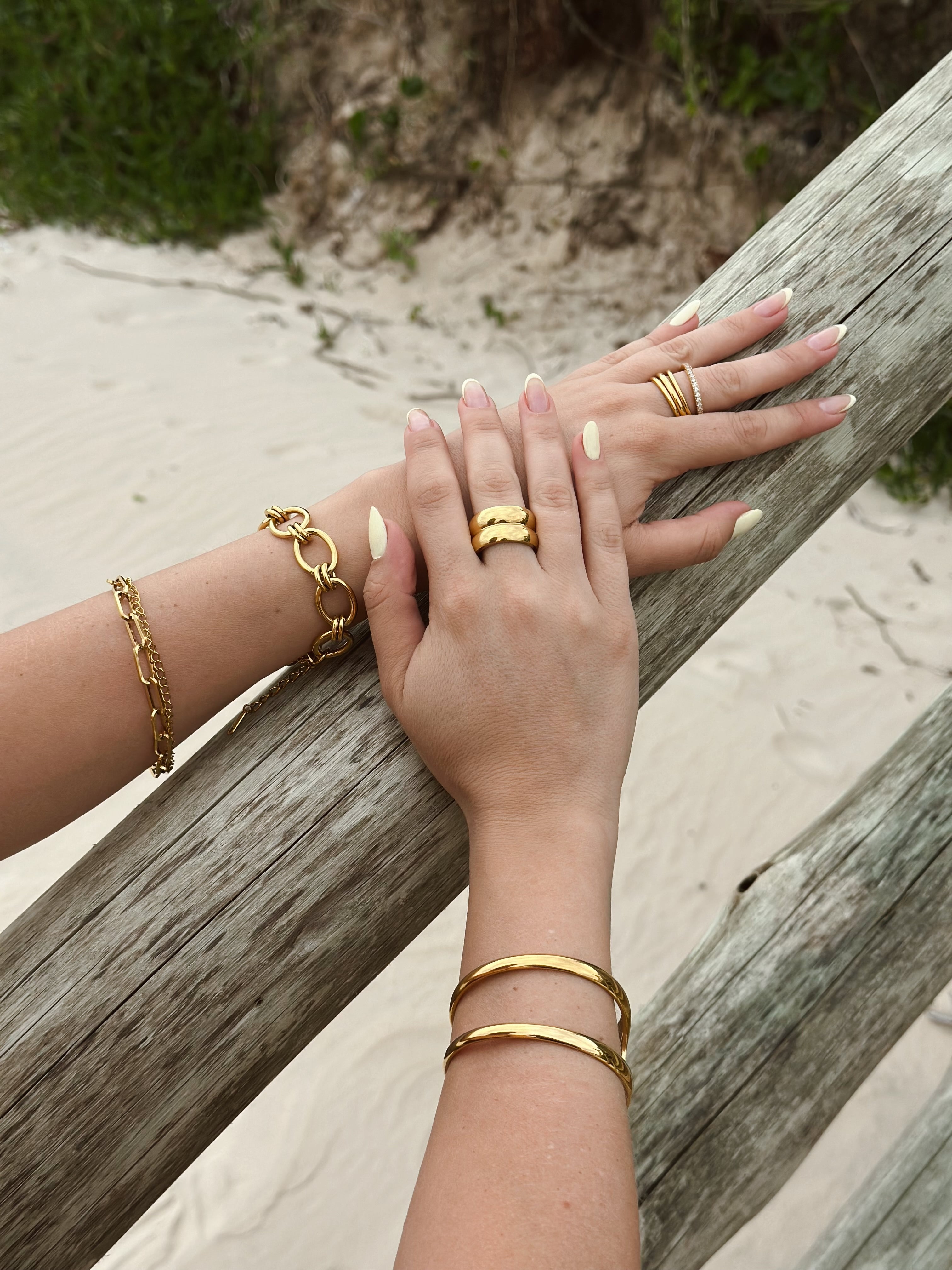 Pulseira Astryvia - Banhada Ouro 18K