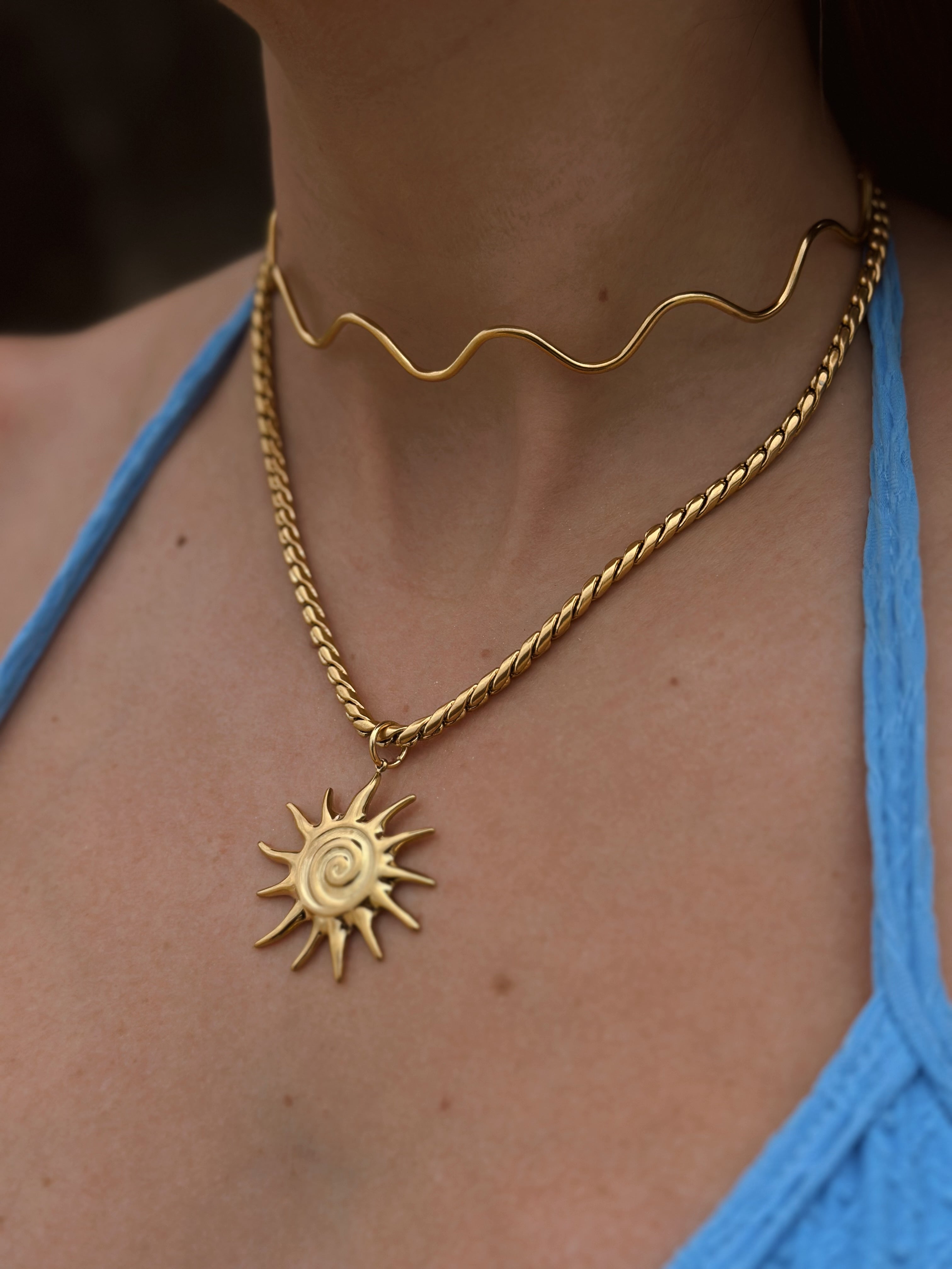 Colar Solyra - Banhado a Ouro 18K