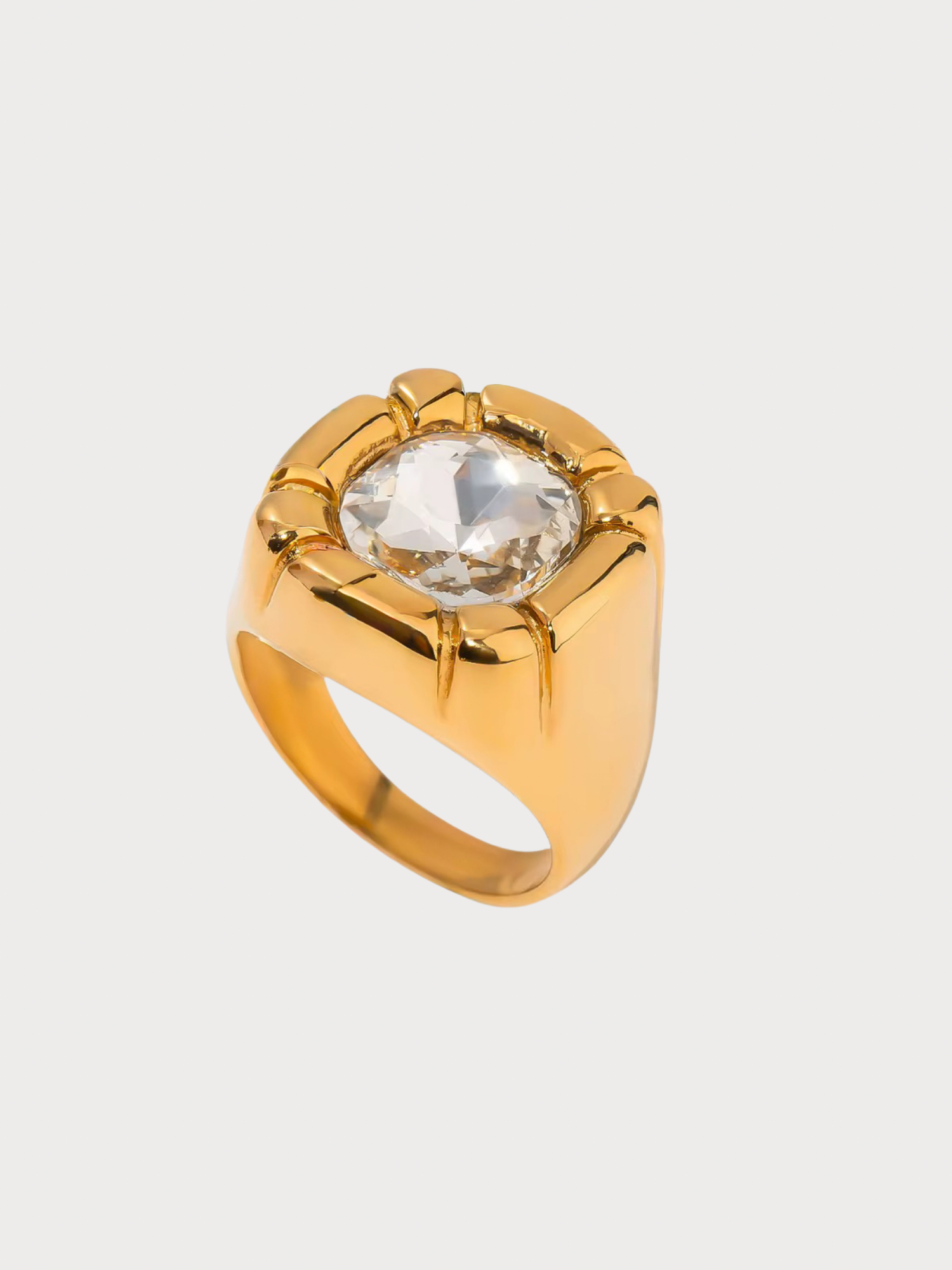 Anel Cyloria - Banhado a Ouro 18K