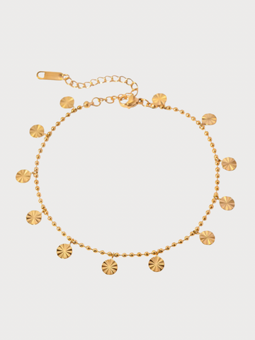 Tornozeleira Veyntora - Banhada a Ouro 18K