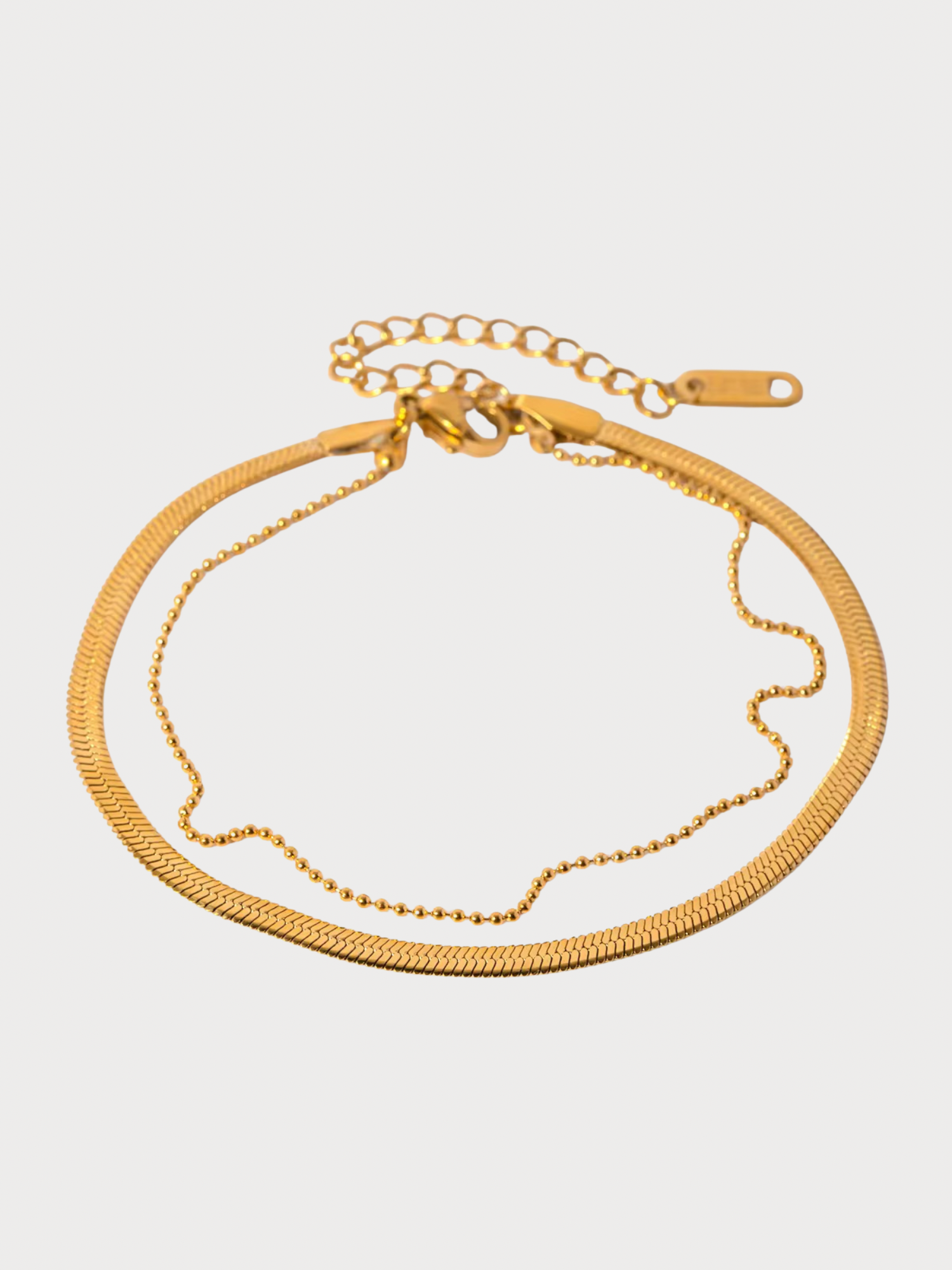 Tornozeleira Elyssrae - Banhada a Ouro 18K