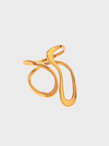 Anel Zeyrion - Banhado a Ouro 18K